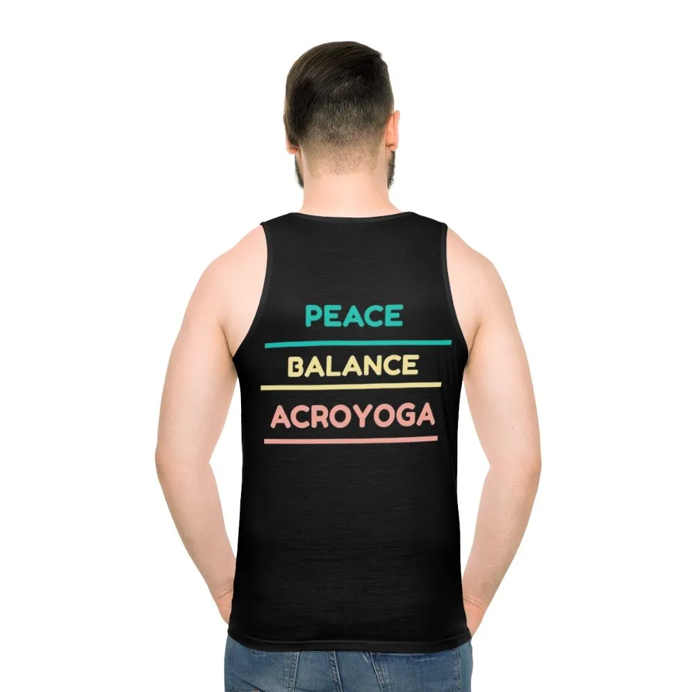 Acroyoga Yoga Unisex Tank Top for Fitness and Workout
