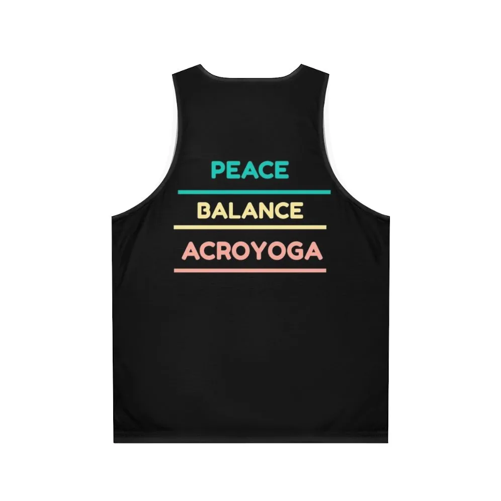Acroyoga Yoga Unisex Tank Top for Fitness and Workout