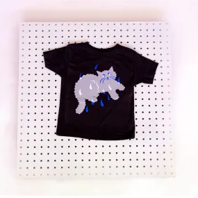 Adult Sad Cloud Cat T-shirt