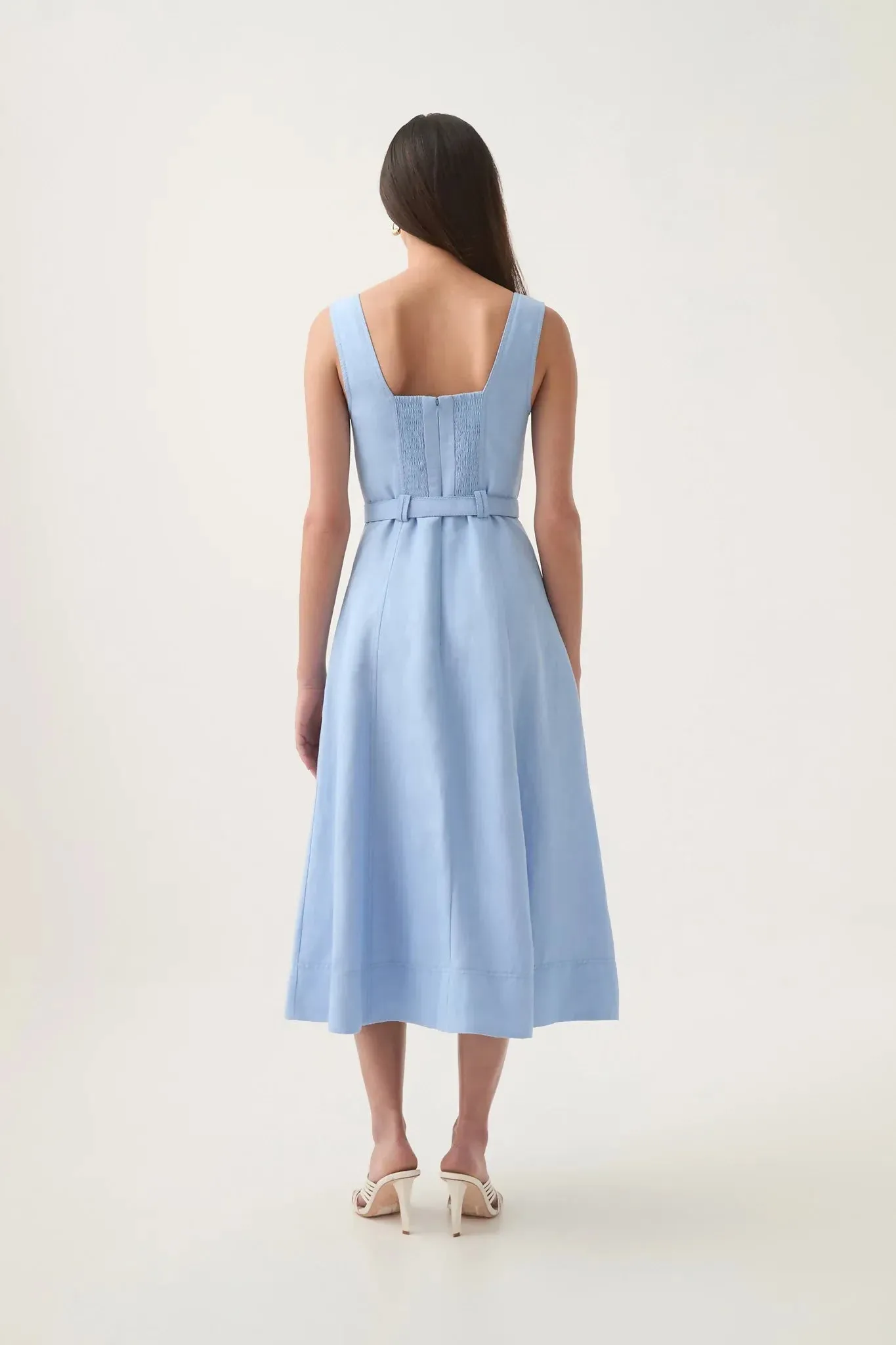 Aje Primary Belted Midi Dress