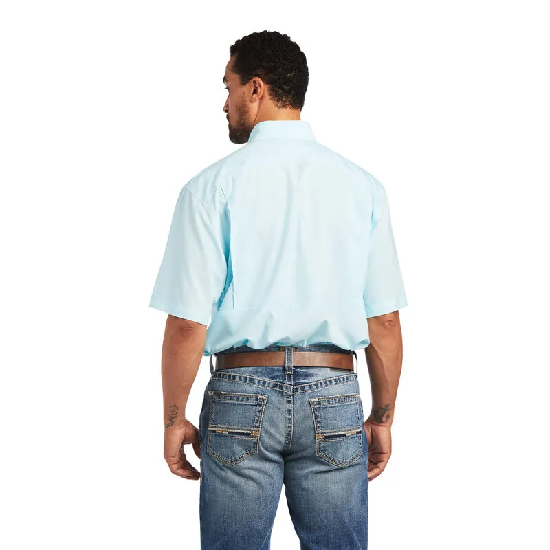 Ariat Men's Venttek Classic Fit Blue Shirt