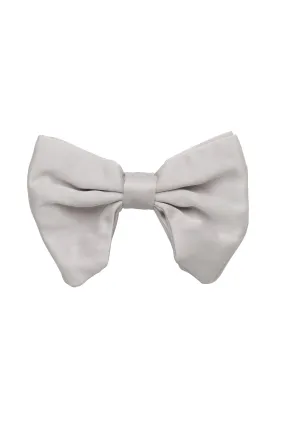 Avant Garde Bowtie - Silver Satin