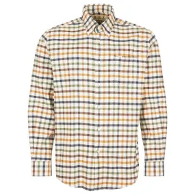 Barbour Hadlo Regular Fit Mens Shirt - Ecru Marl