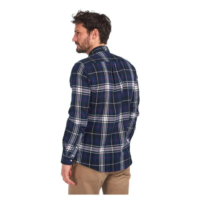 Barbour Highland Check 34 Mens Tailored Shirt - Navy