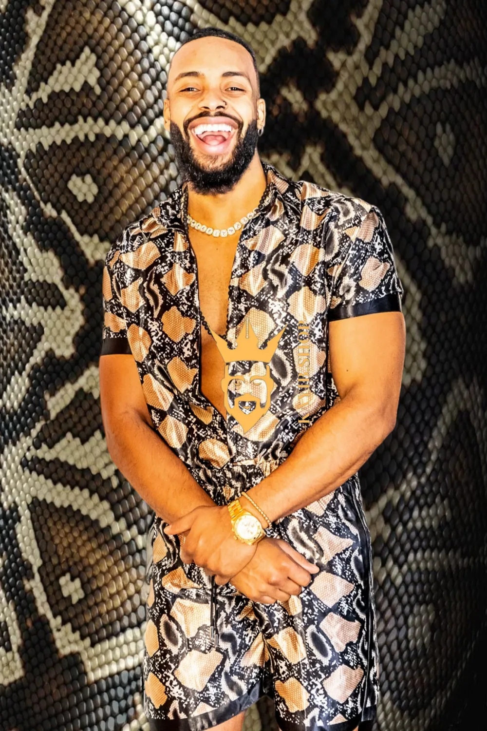Barocco Print Silk Beachwear Set - Elevate Your Summer Style with Luxury and Sophistication