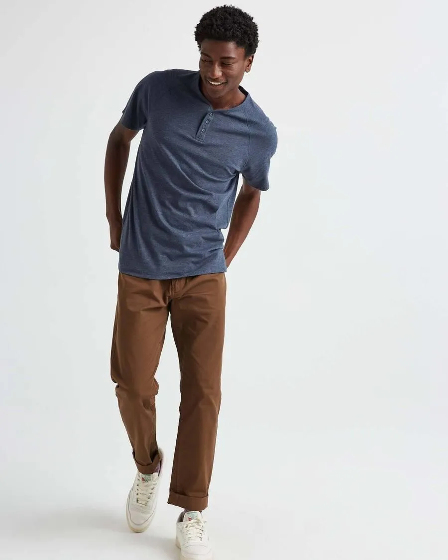 Baseball Henley Tee (Blue Nights)