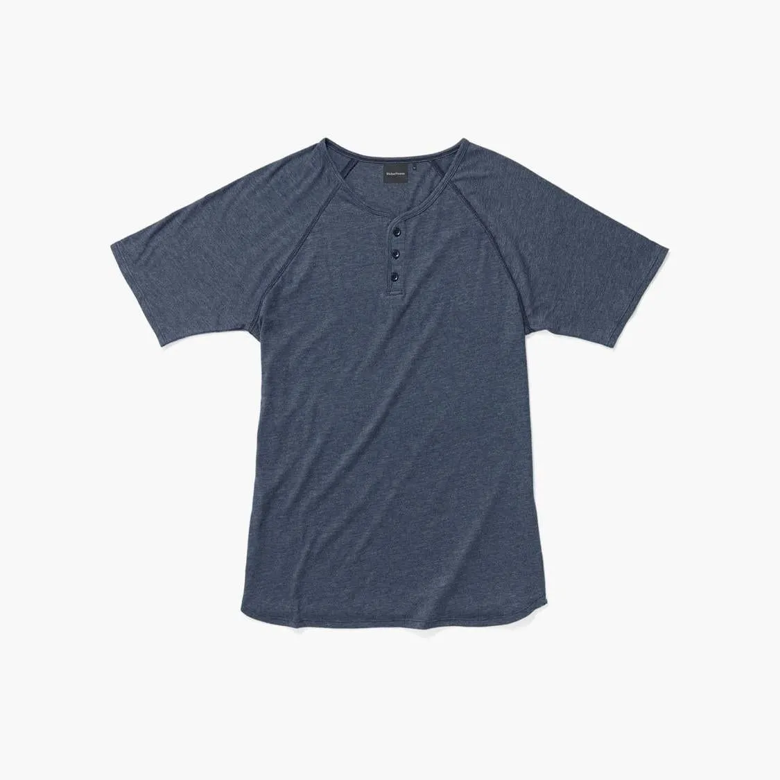 Baseball Henley Tee (Blue Nights)