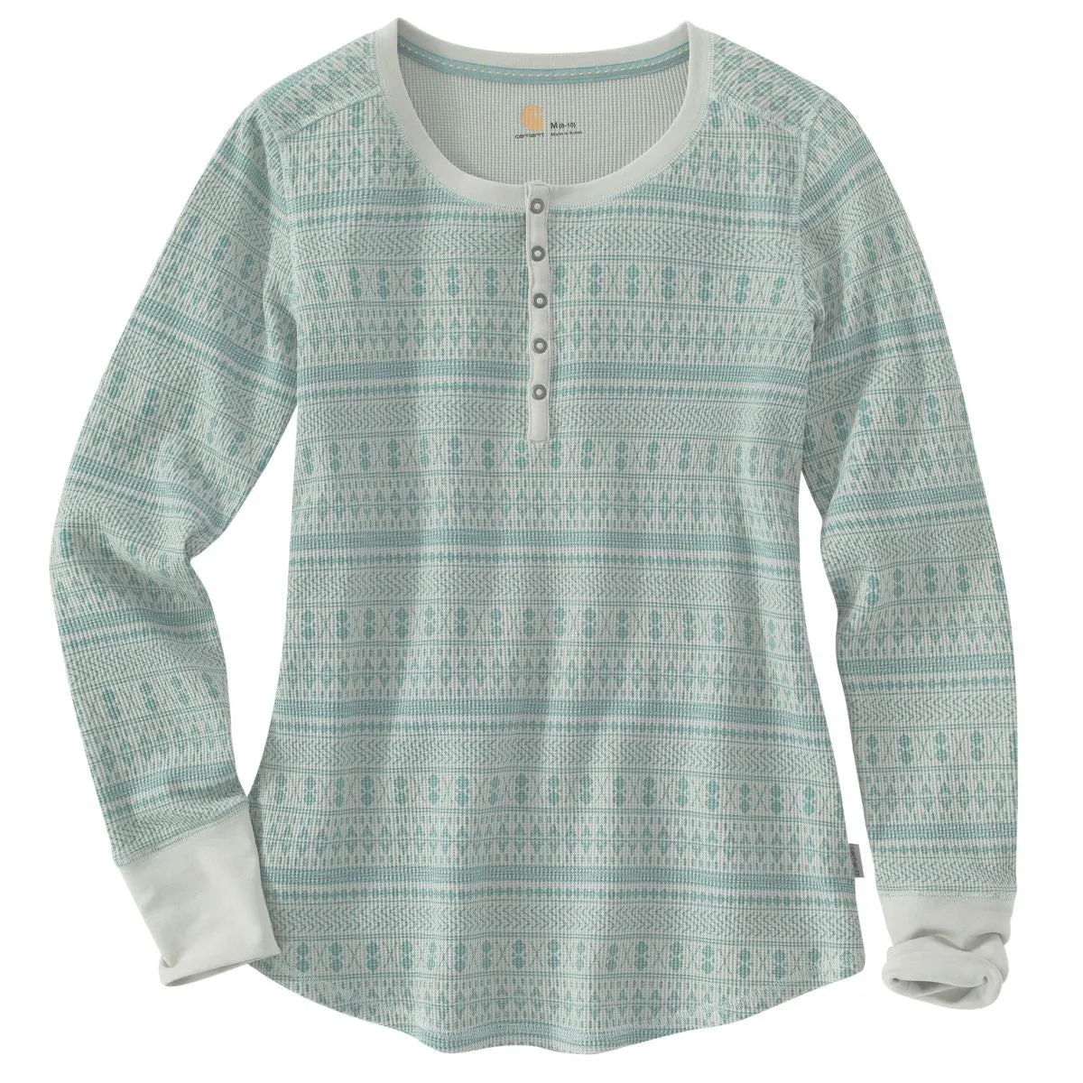 Carhartt Women's Mist Meadow Henley Printed