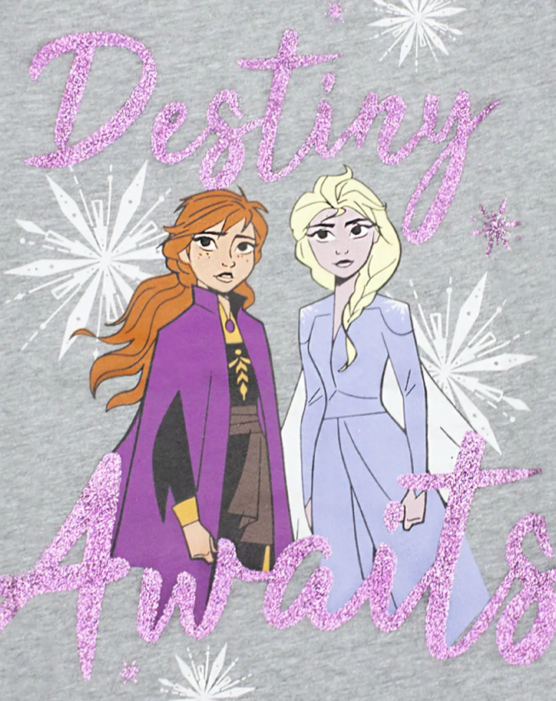 Disney Frozen 2 Elsa & Anna "Destiny Awaits" Girl's Novelty Character Top