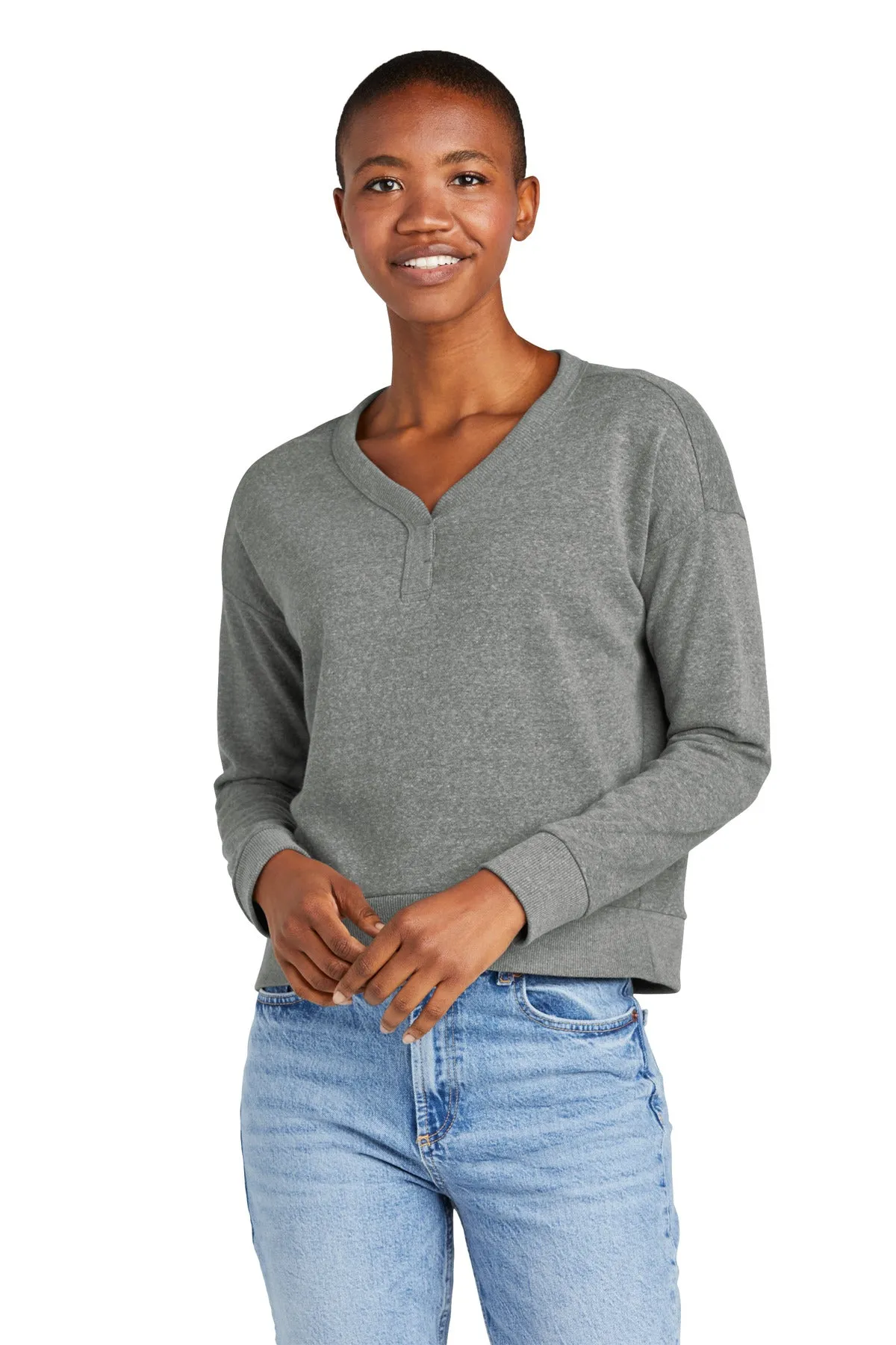 District Women's Perfect Tri Fleece V-Neck Sweatshirt