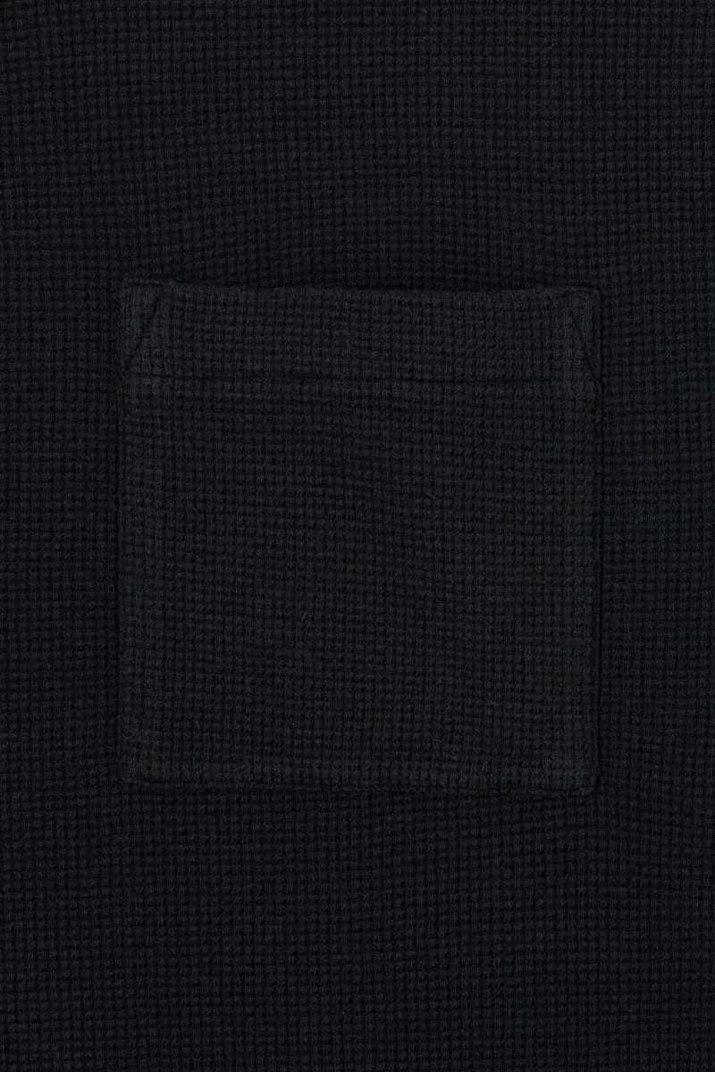 Edwin Waffle Dizzy II Long Sleeve T-shirt (Black)