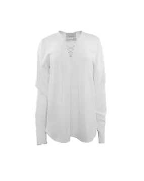 Eudora Lace-Up Blouse
