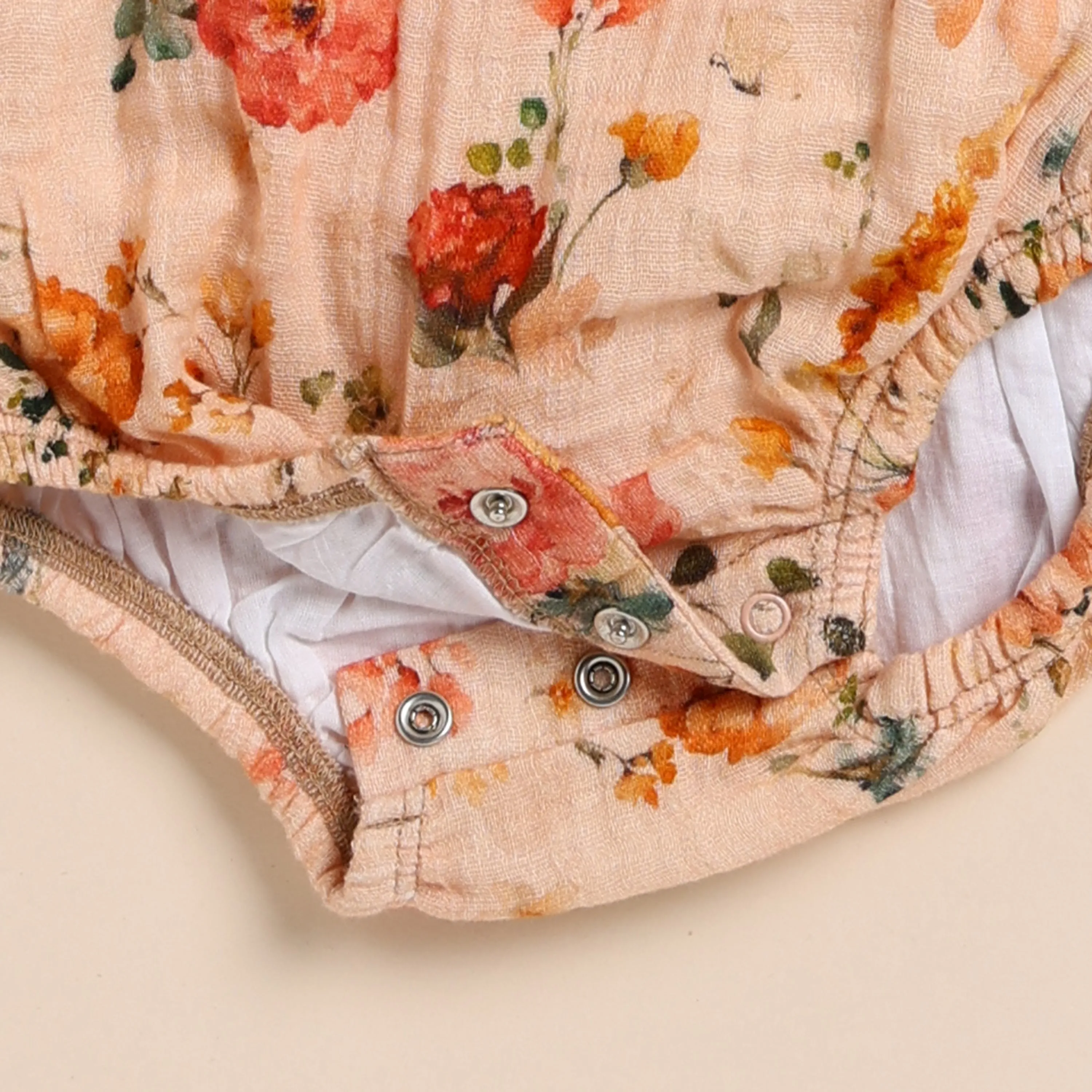 Flora Organic Muslin Bubble Romper