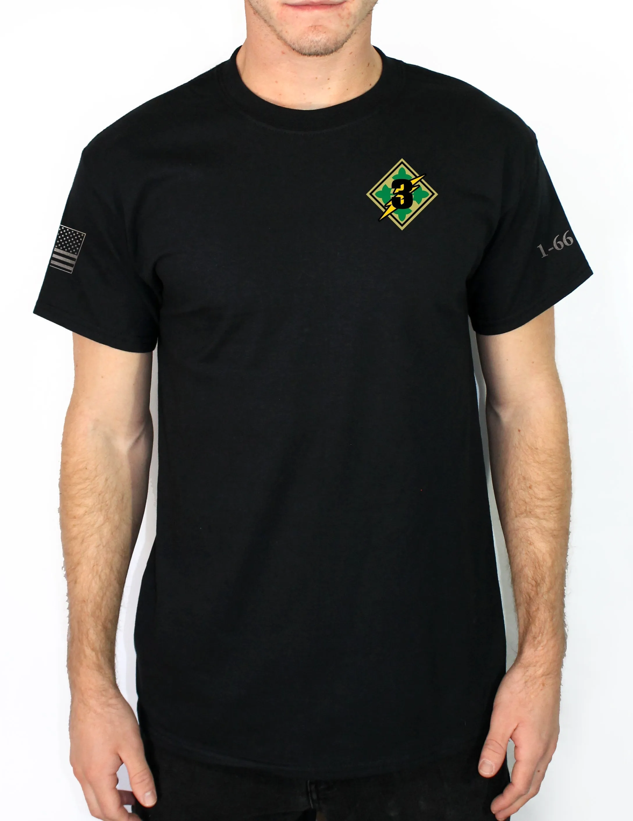 Grey Hellhound 50-50 Blend Black Unisex PT Short Sleeve Shirt. Approved for PT