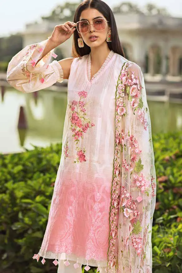 Gul Ahmed Glamorous Luxury Limited Eid Edition 2019 – 3 PC Embroidered Suit EA-60