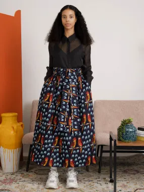 Helen Cotton Midi Skirt