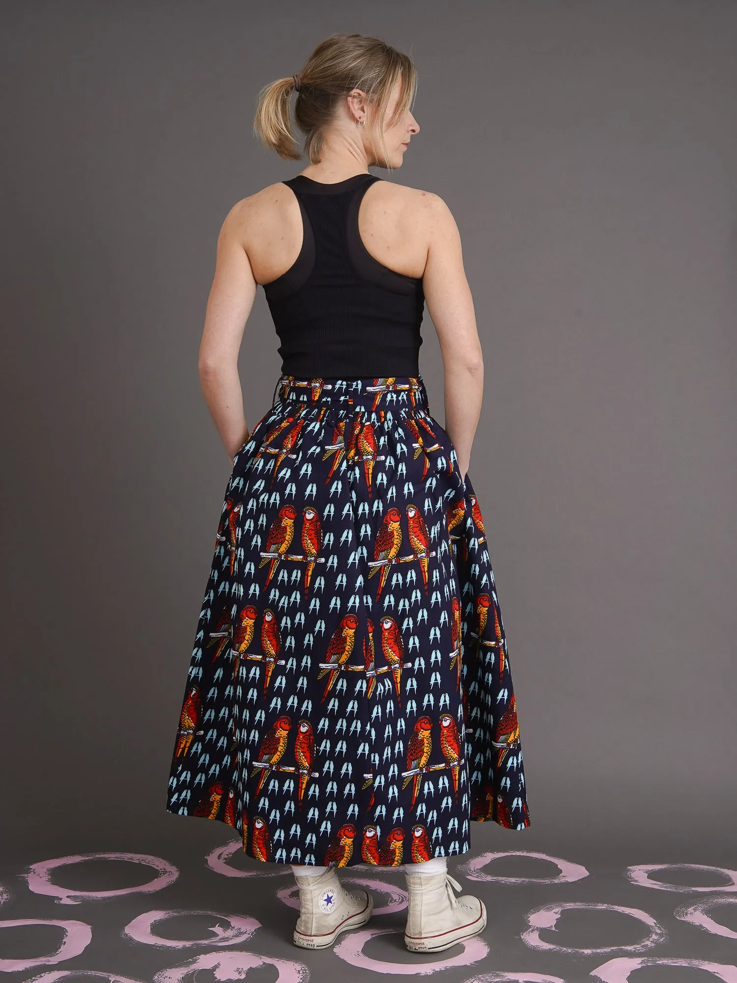 Helen Cotton Midi Skirt