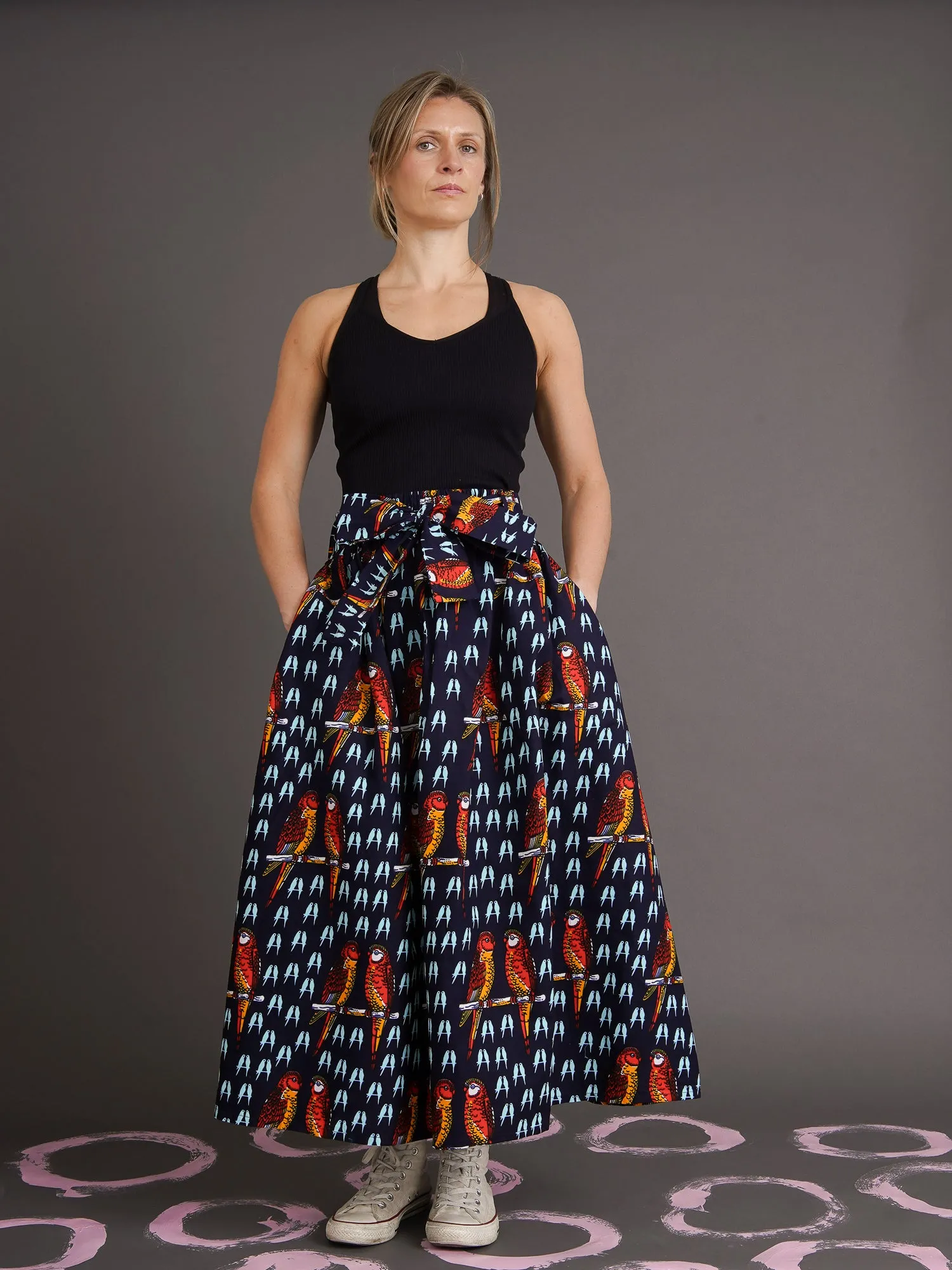 Helen Cotton Midi Skirt