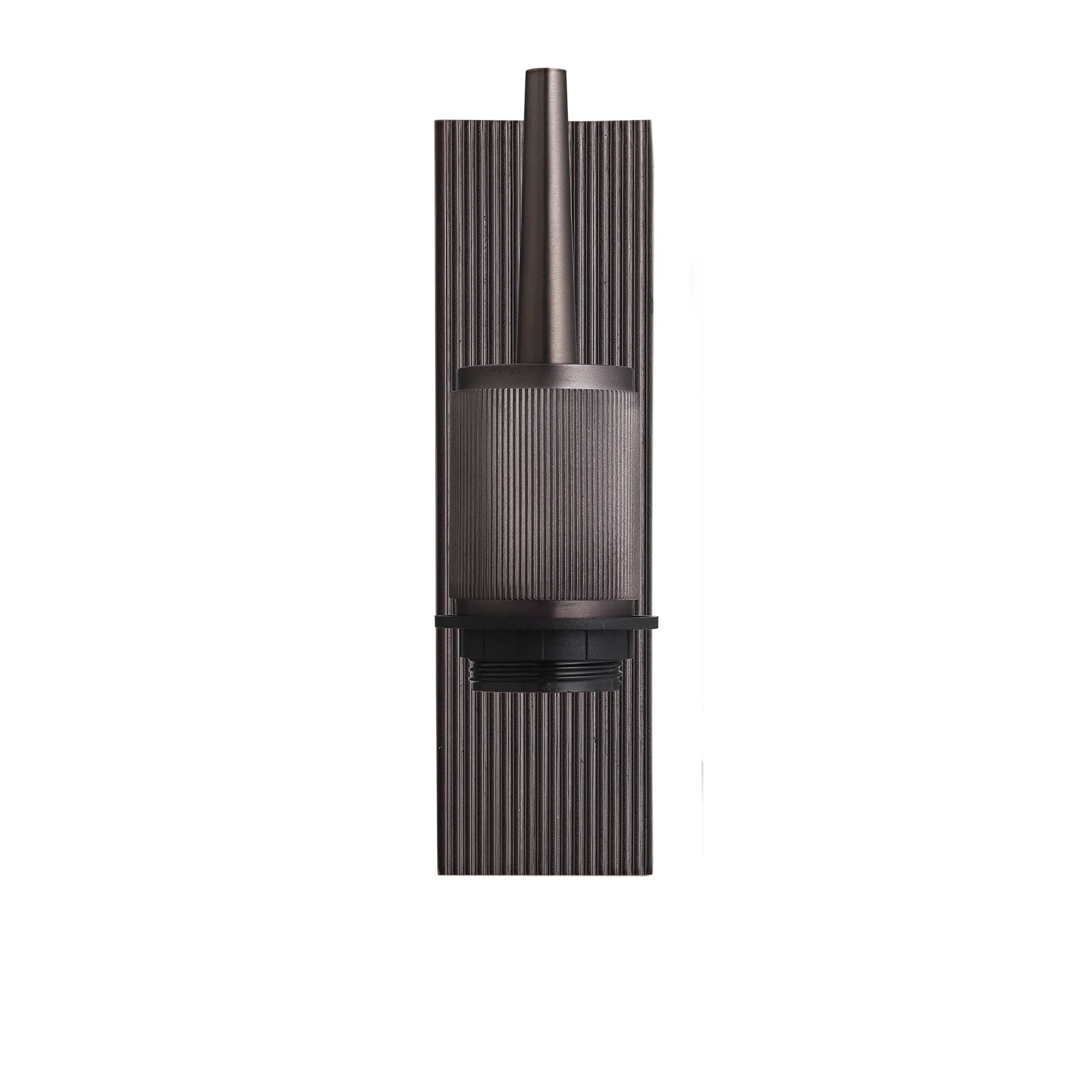 Henley Smoked Glass Globe Wall Light - 7 Inch - Mocha