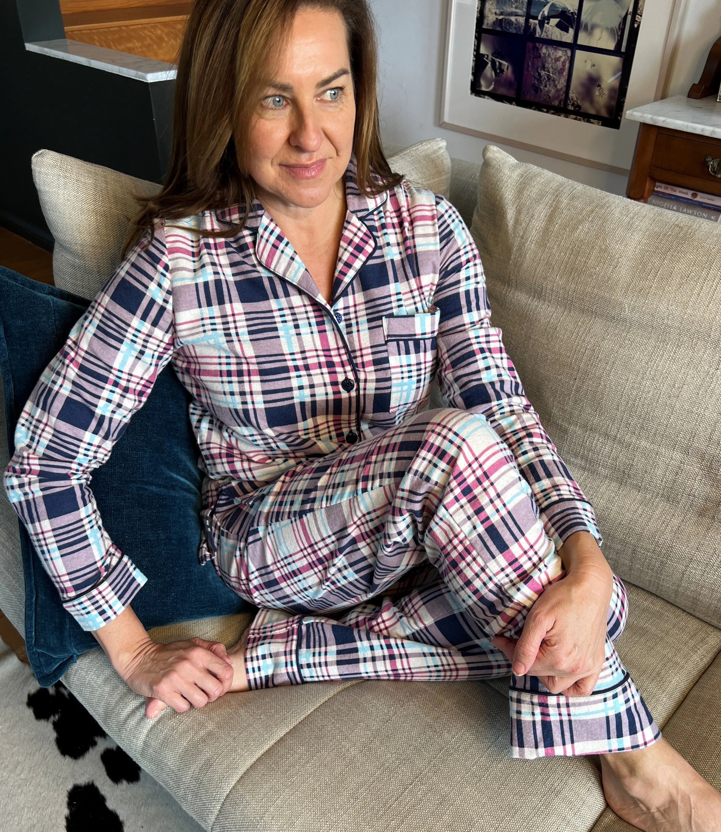 Hillary Flannel Long Pyjama Set
