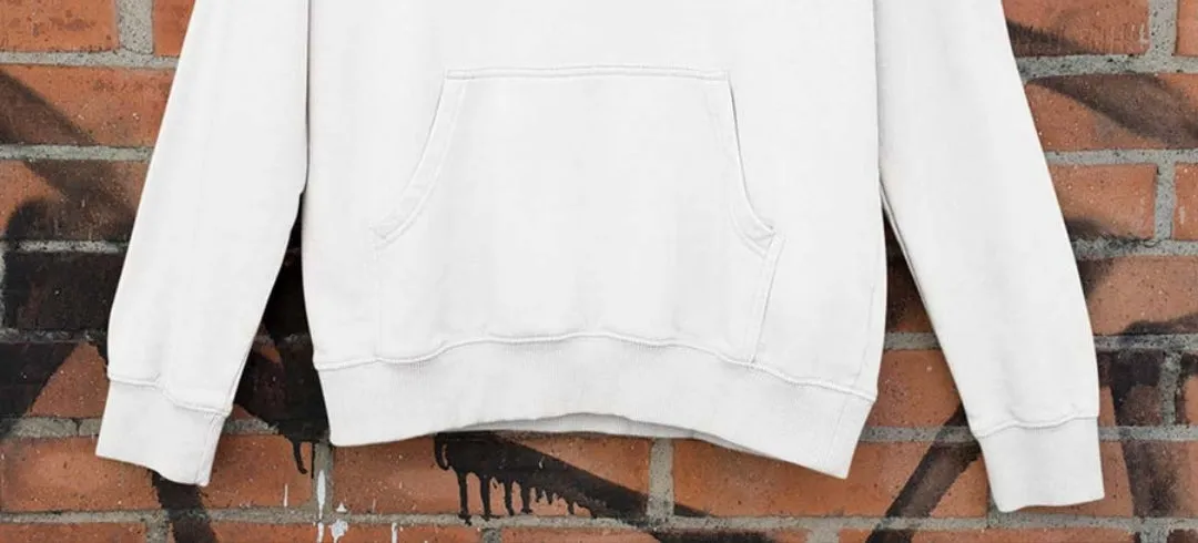 J&E Winter Shirt Fleece Hoodies White Congaroo Pocke