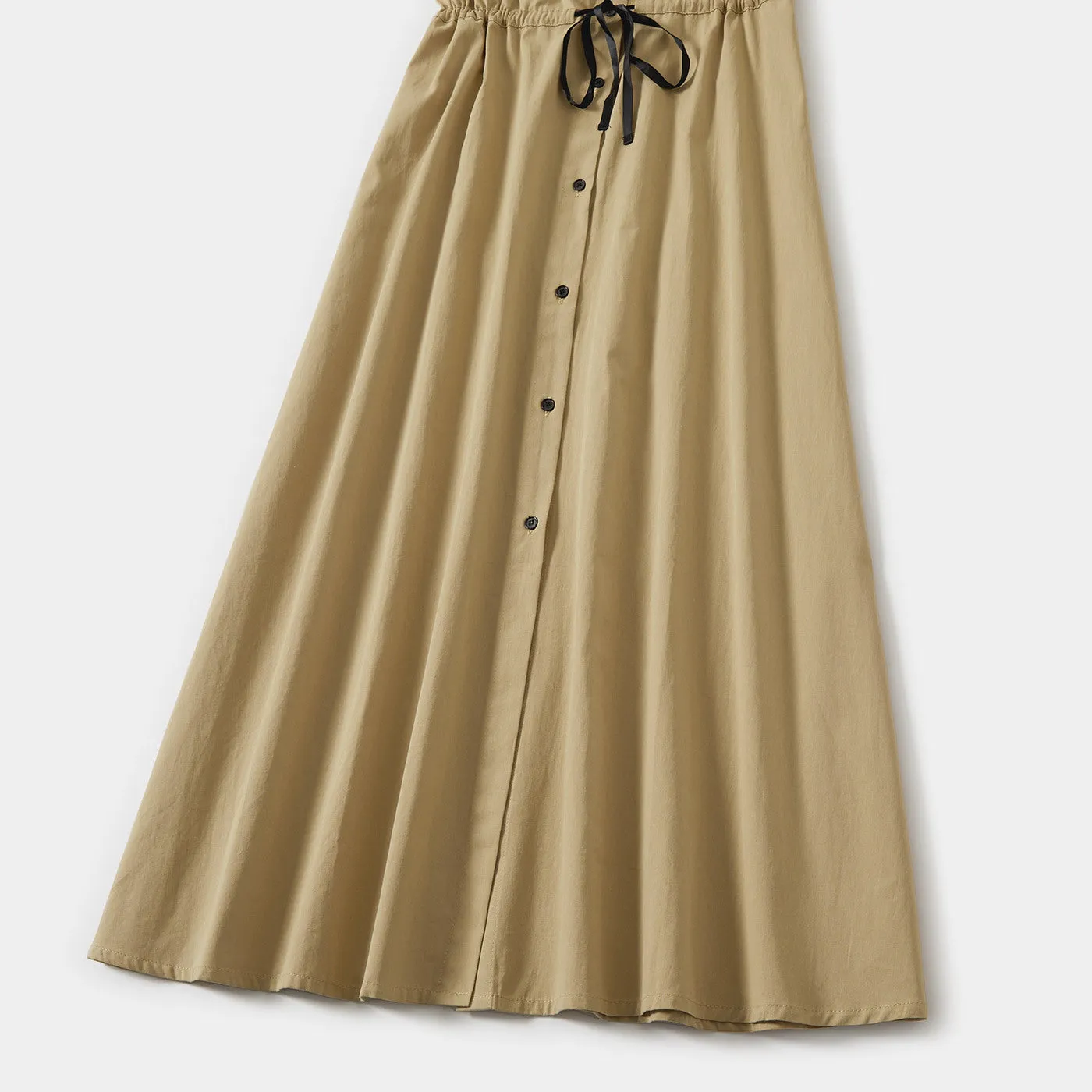 khaki Button Up Dress for Mom and Me