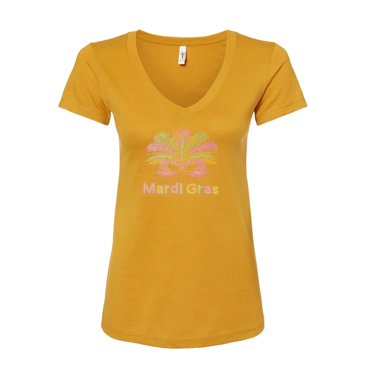 Ladies Nola Rhinestone V-Neck