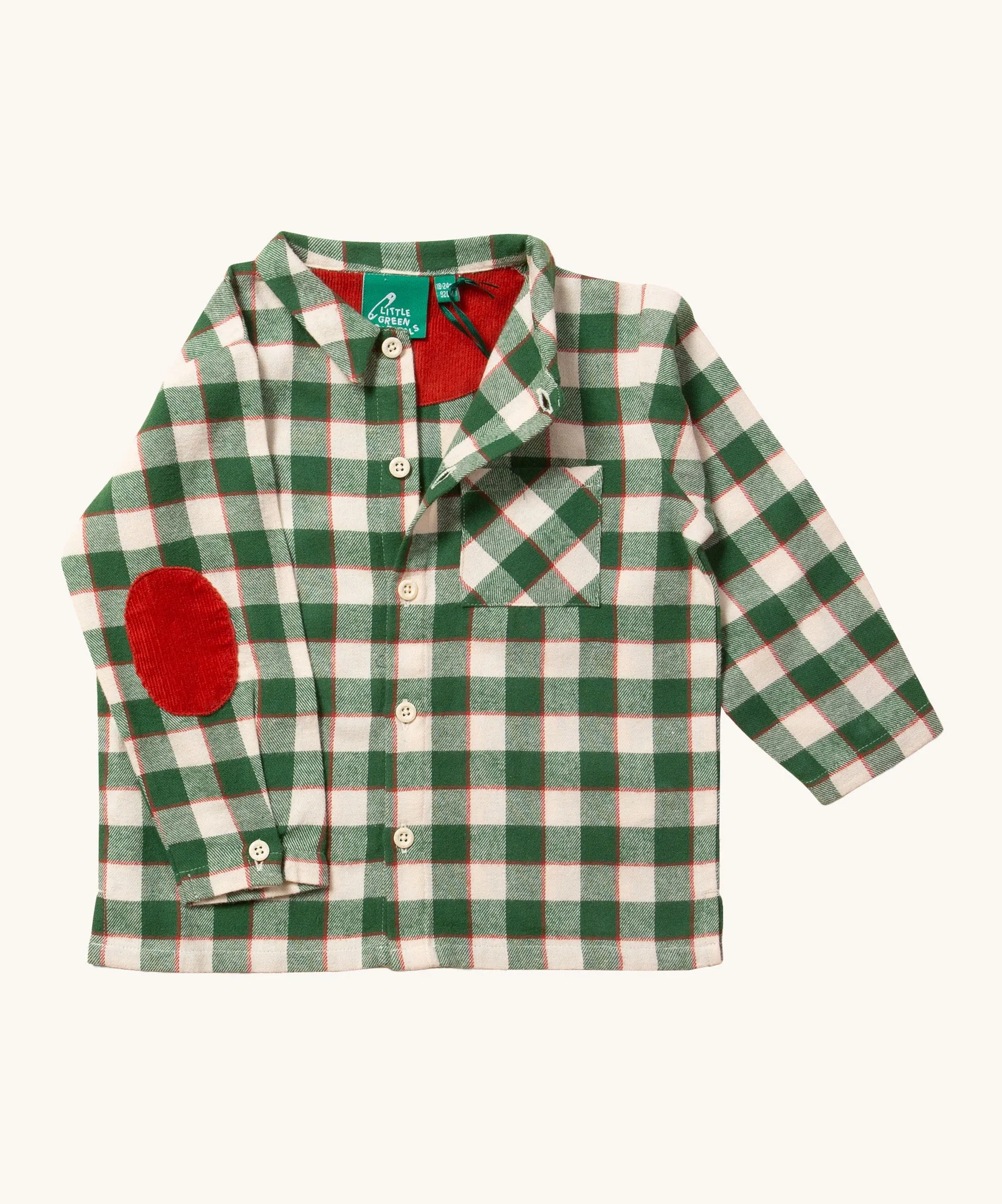 LGR Check Long Sleeve Shirt - Fern Green
