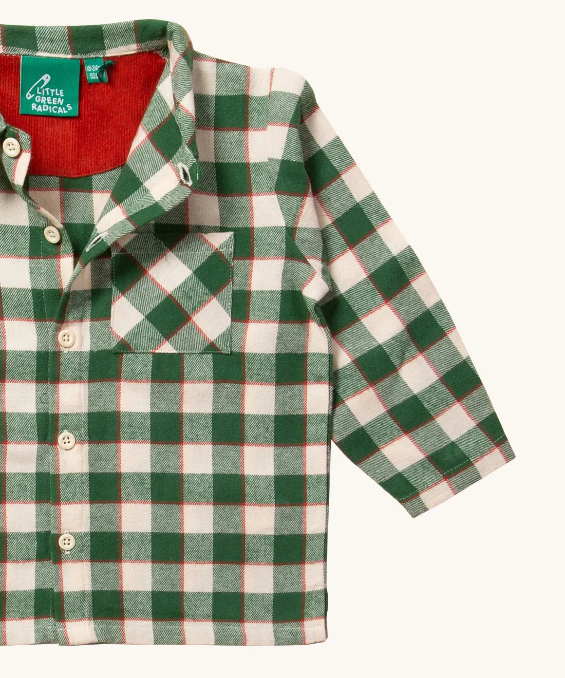 LGR Check Long Sleeve Shirt - Fern Green