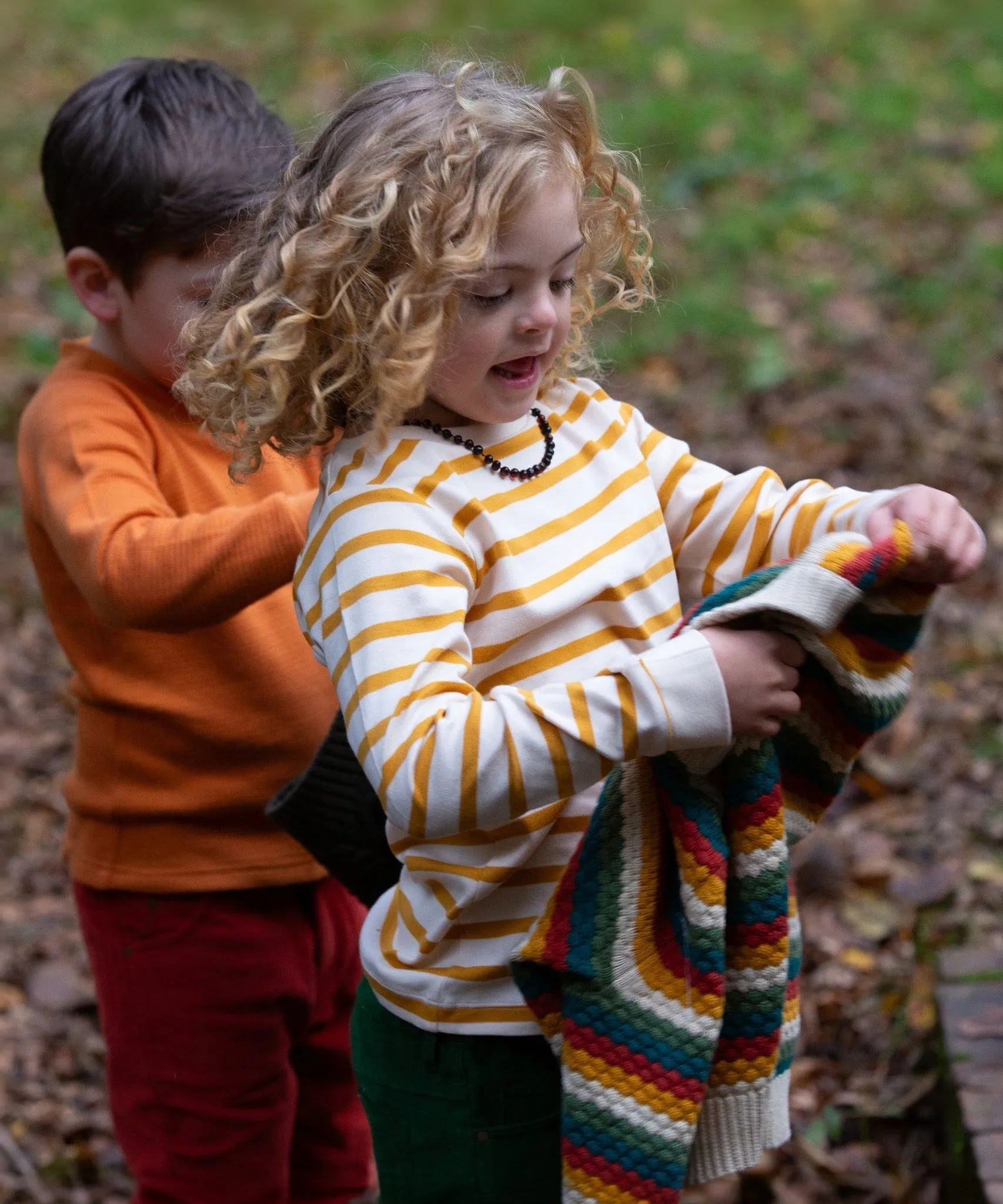 LGR Long Sleeve Top - Stripes Forever Gold