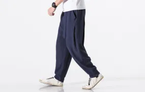 Linen Breathable Traditional Style Pants