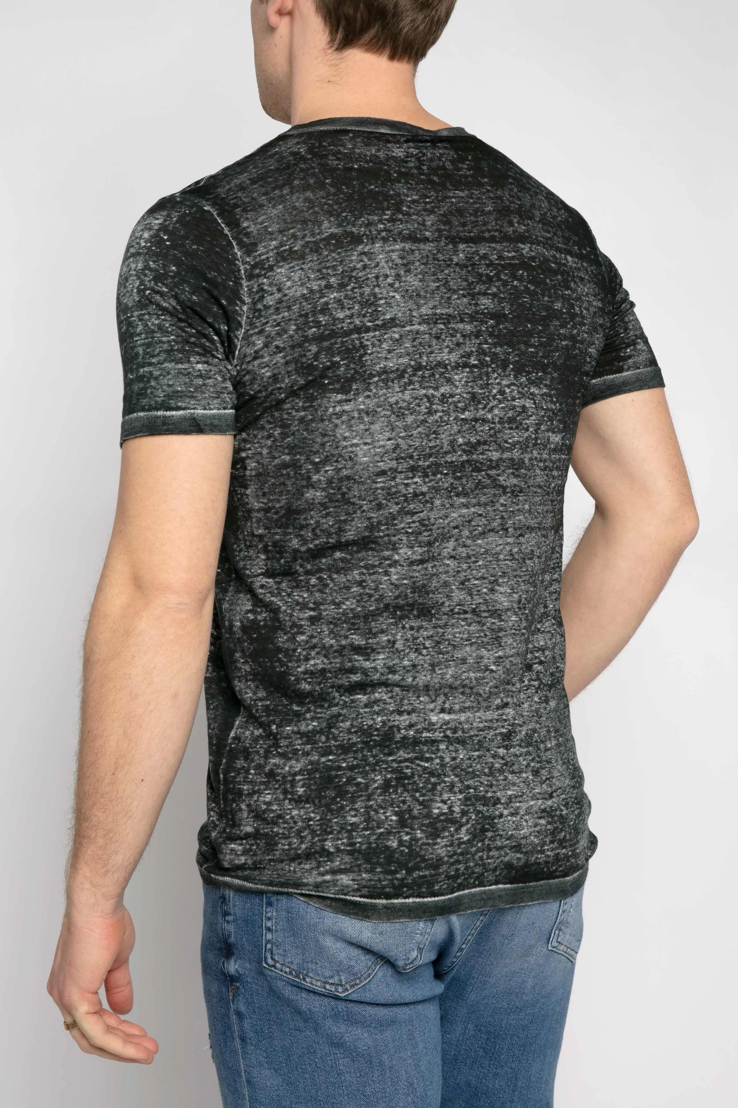 Linen T-Shirt in Husky