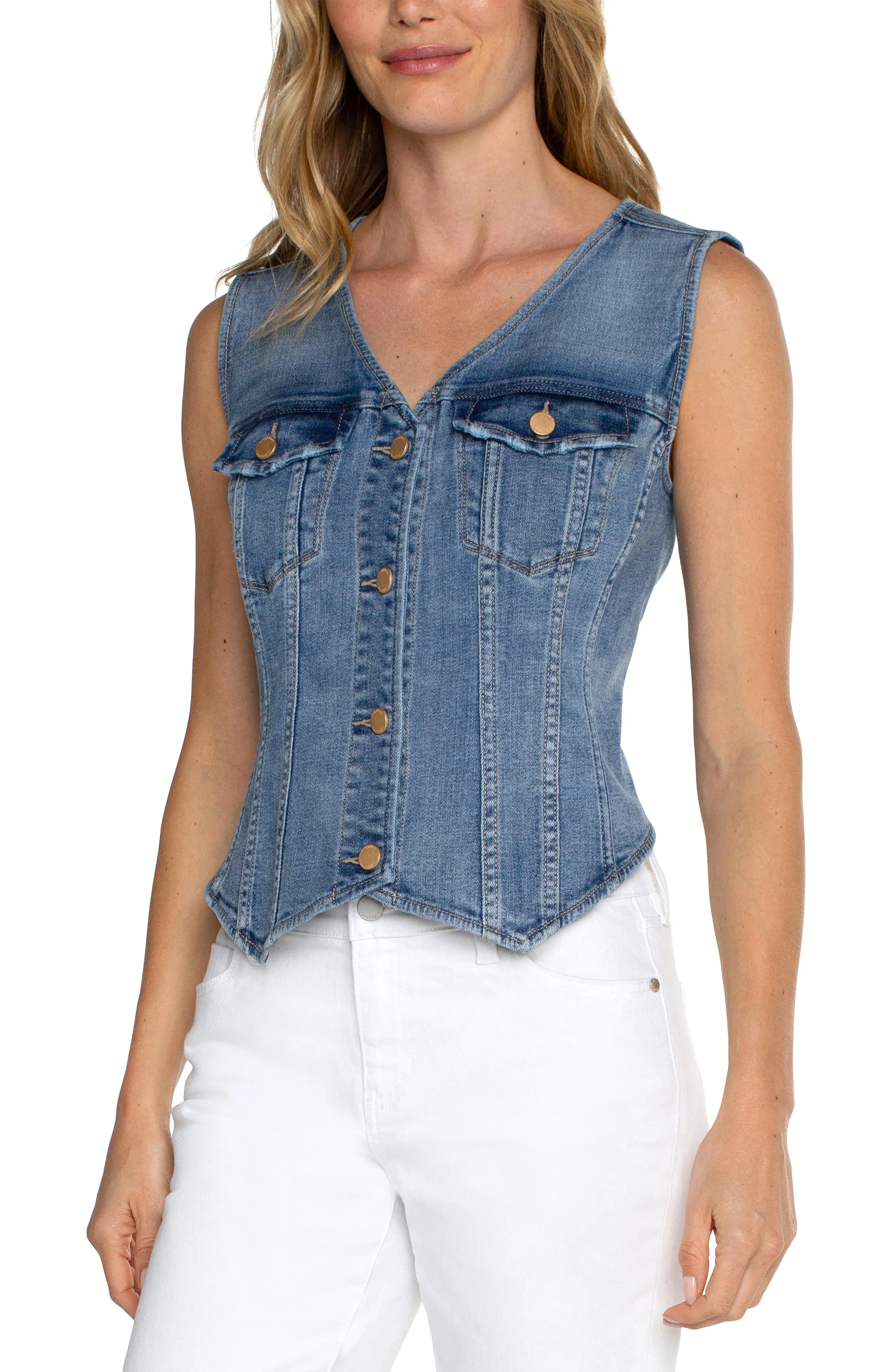 Liverpool Trucker Vest (ellendale)