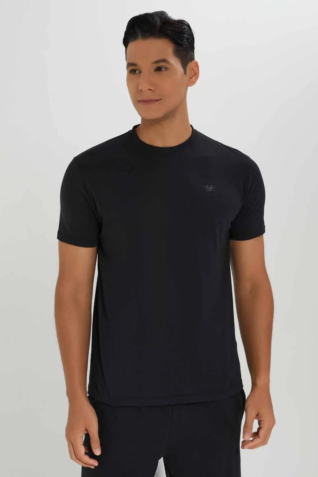 Men Black Pyjama Set (2 Piece)