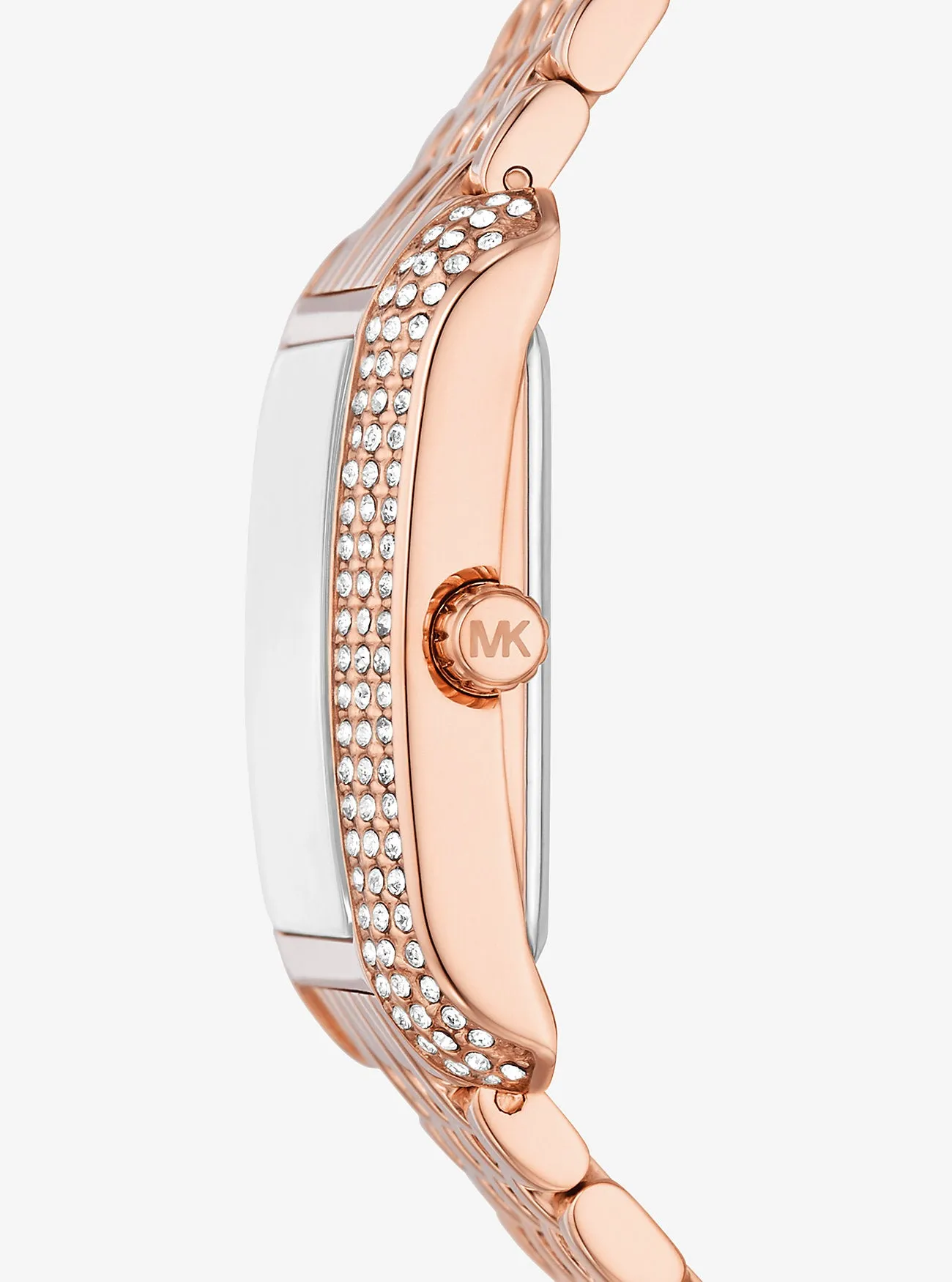 Michael Kors Rose Gold Petite Emery Pavé Watch, Pink