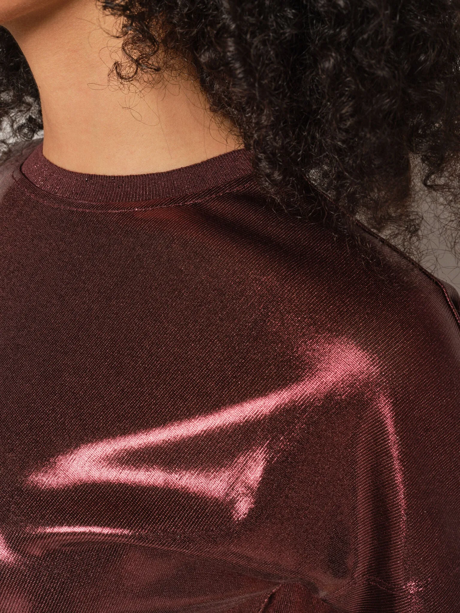 MMNivola O-Neck Metallic Tee