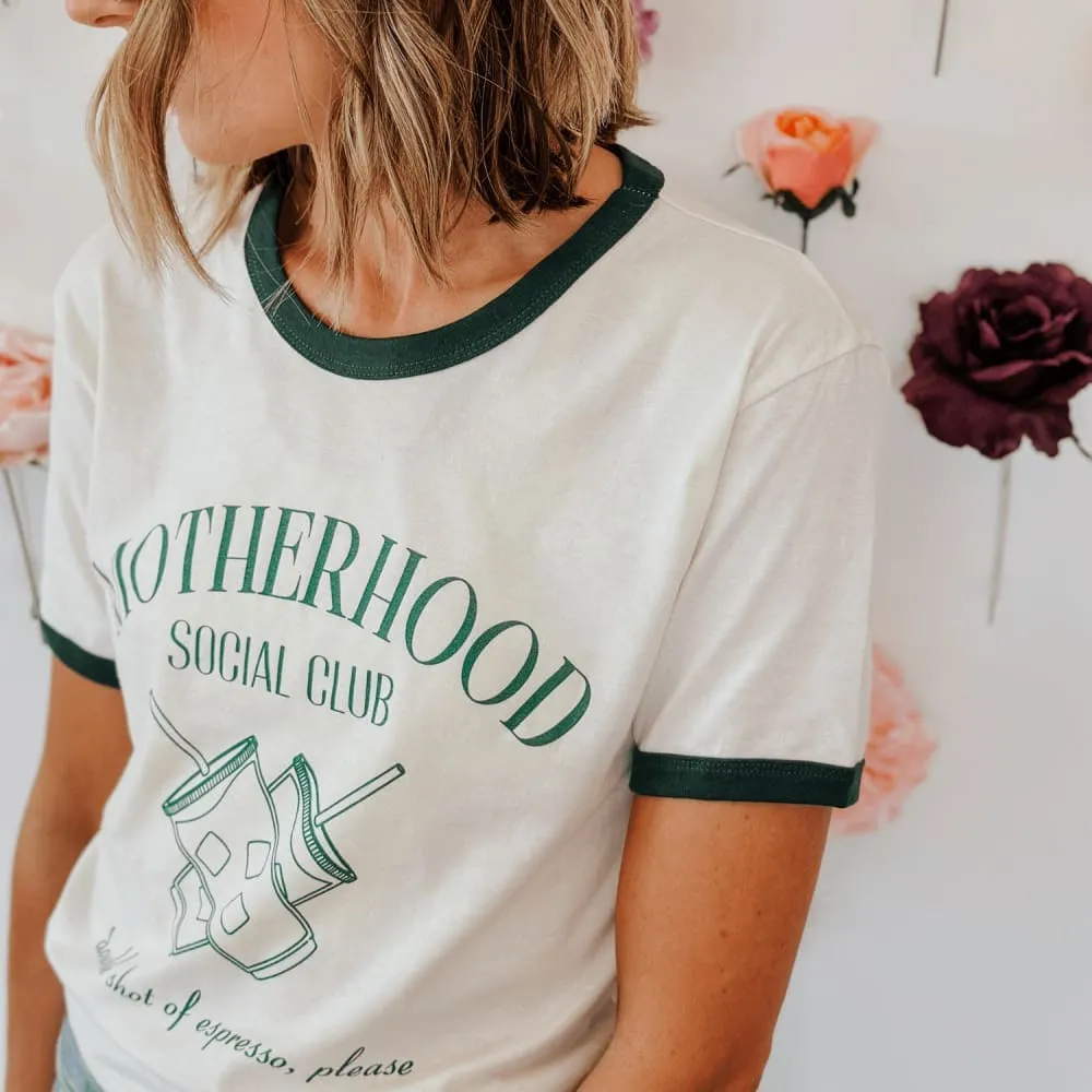 Motherhood Social Club Ringer Tee
