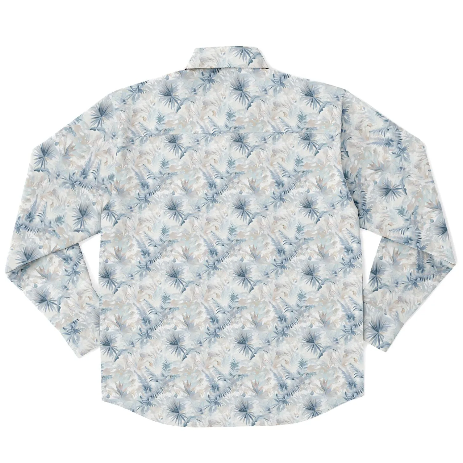 Neutral Tropic Toile- Men's LS Button Down Shirt