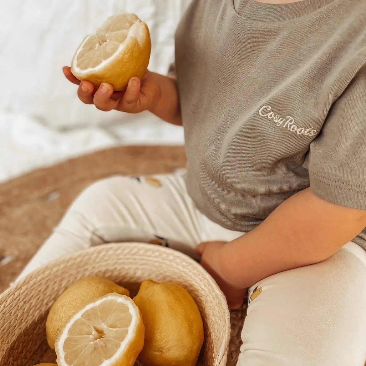 Organic T-Shirt - Khaki - S A L E