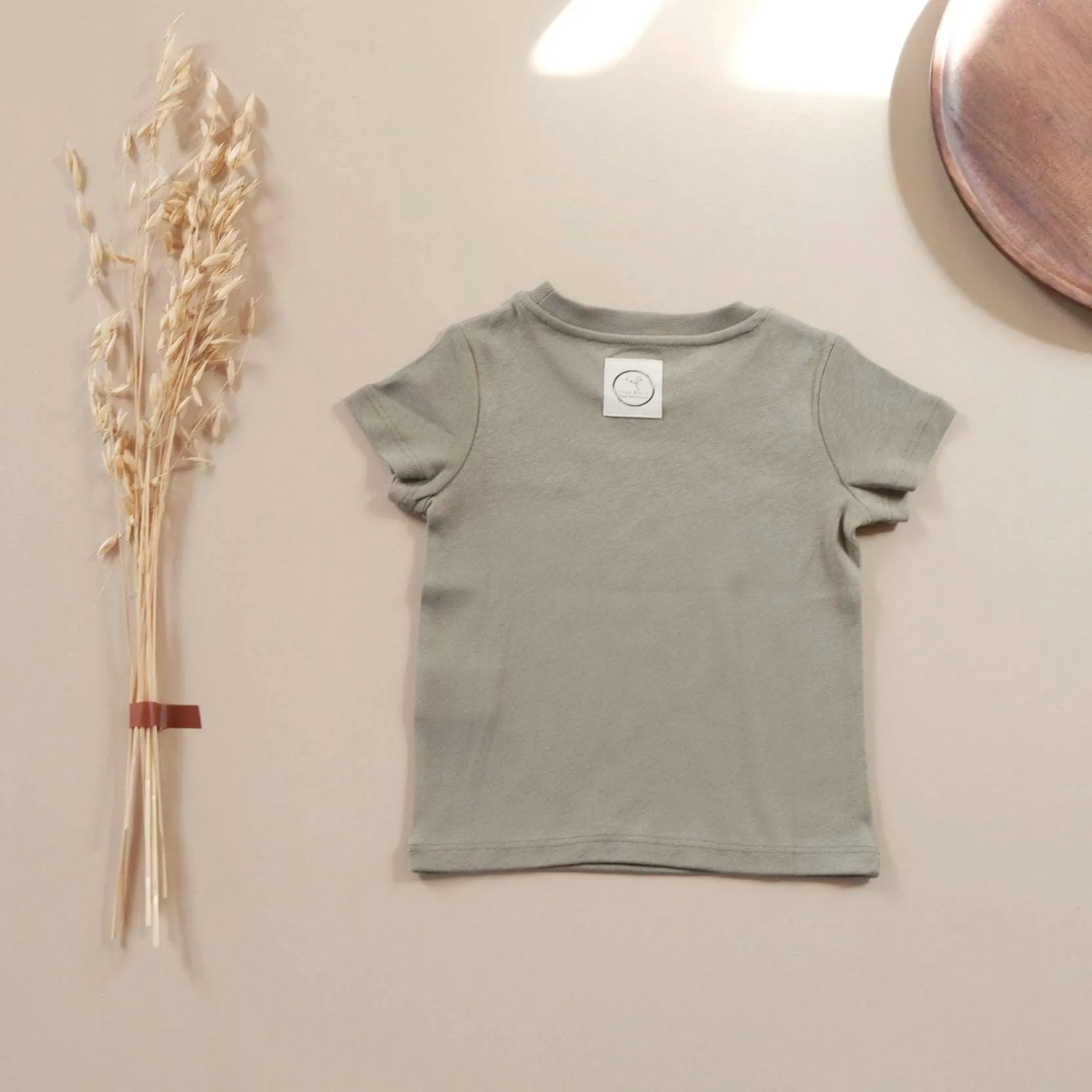Organic T-Shirt - Khaki - S A L E