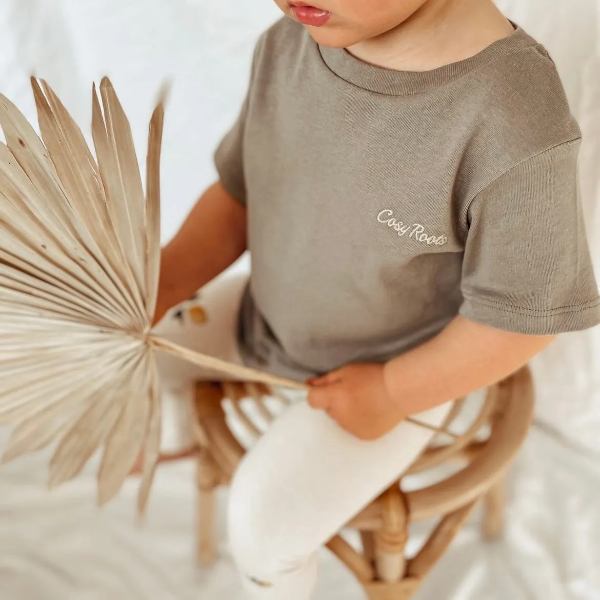 Organic T-Shirt - Khaki - S A L E