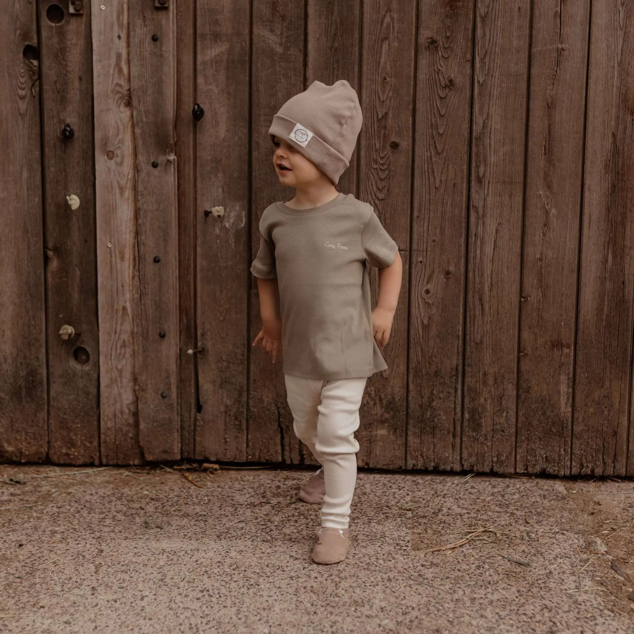 Organic T-Shirt - Khaki - S A L E