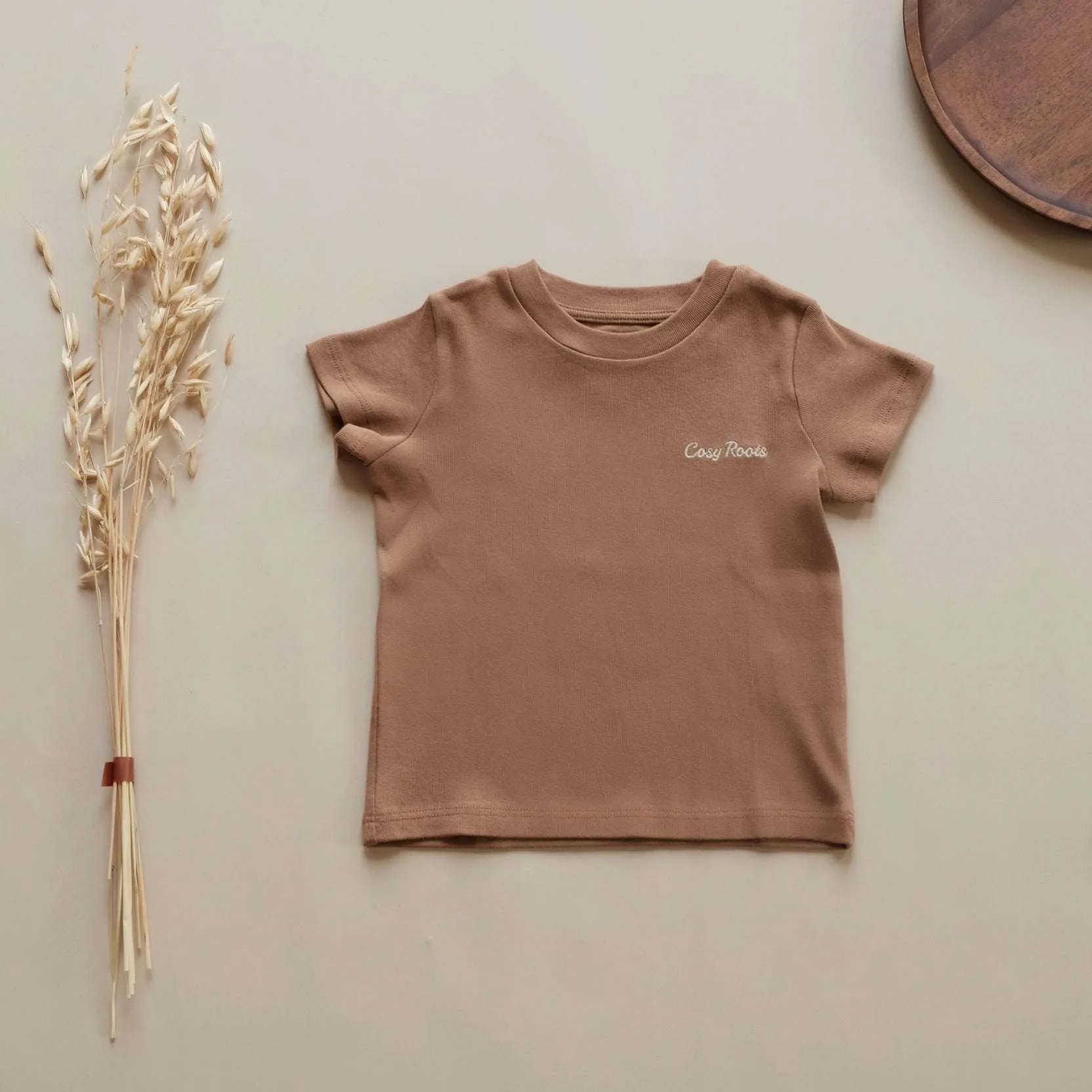 Organic T-Shirt - Walnut - S A L E