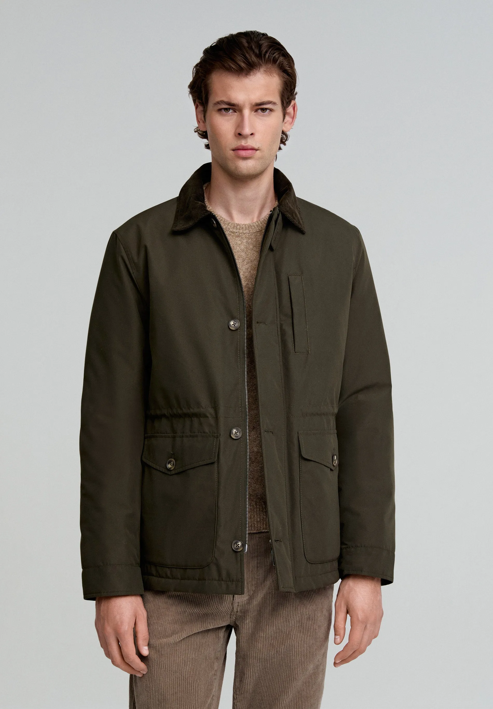 PARKA WARM DETALLE PANA