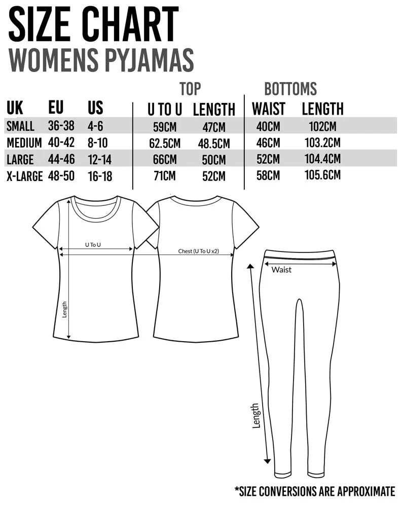 Pusheen The Cat Womens Long Leg Pyjamas