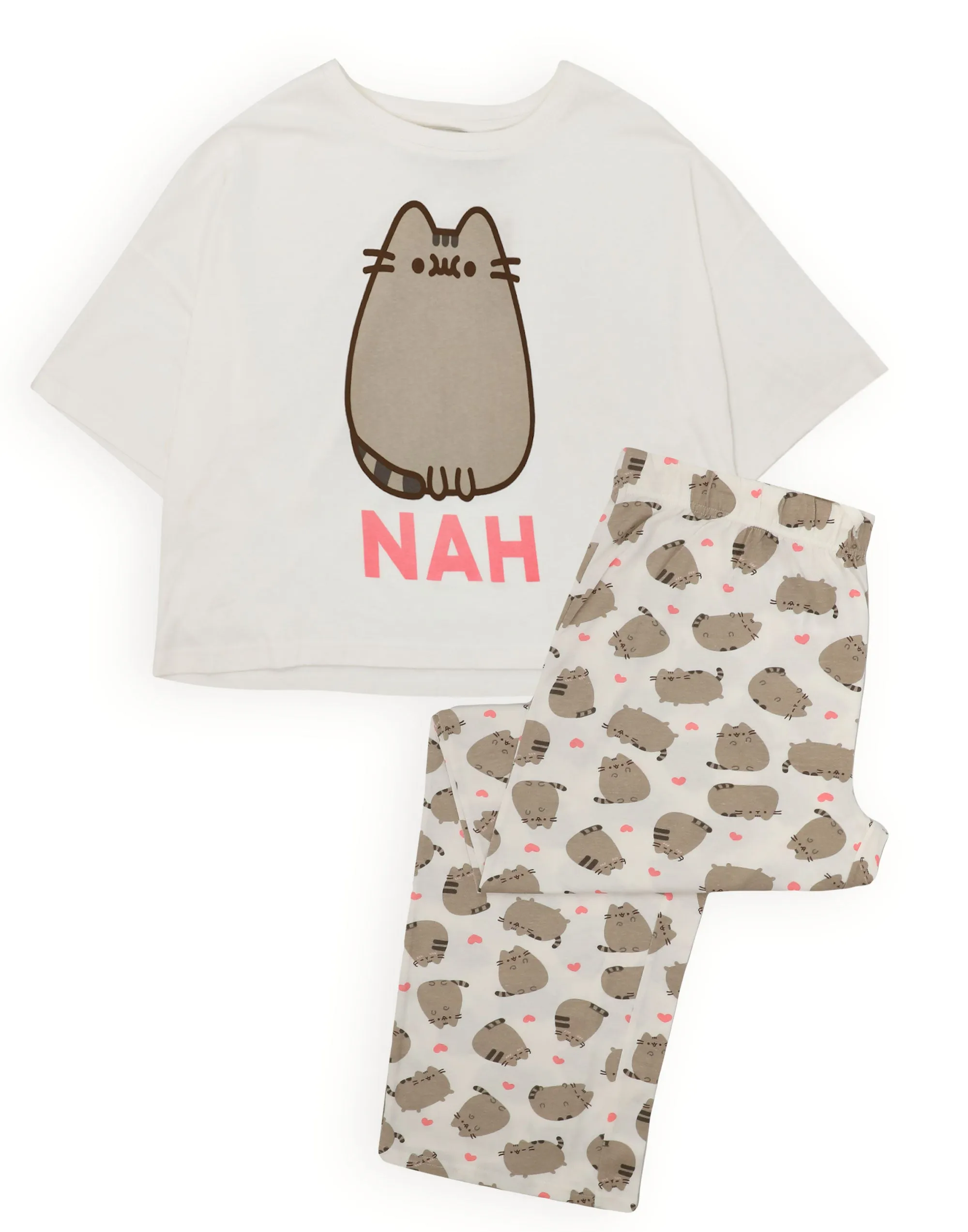 Pusheen The Cat Womens Long Leg Pyjamas