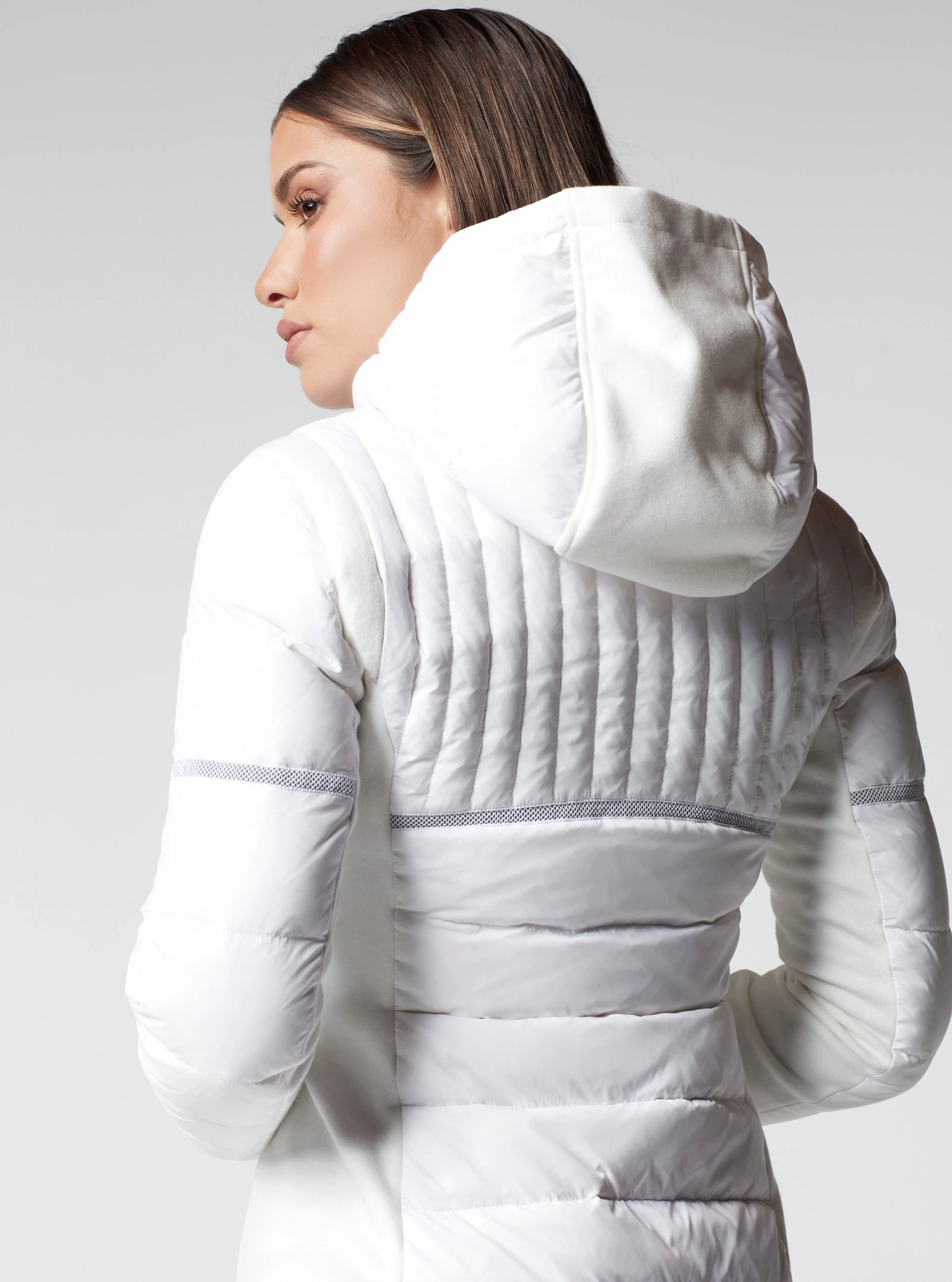 Reflective Inset Down Filled Featherweight Parka