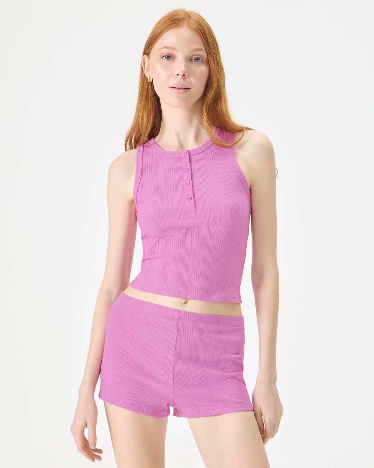 Rib Refresh Henley Tank