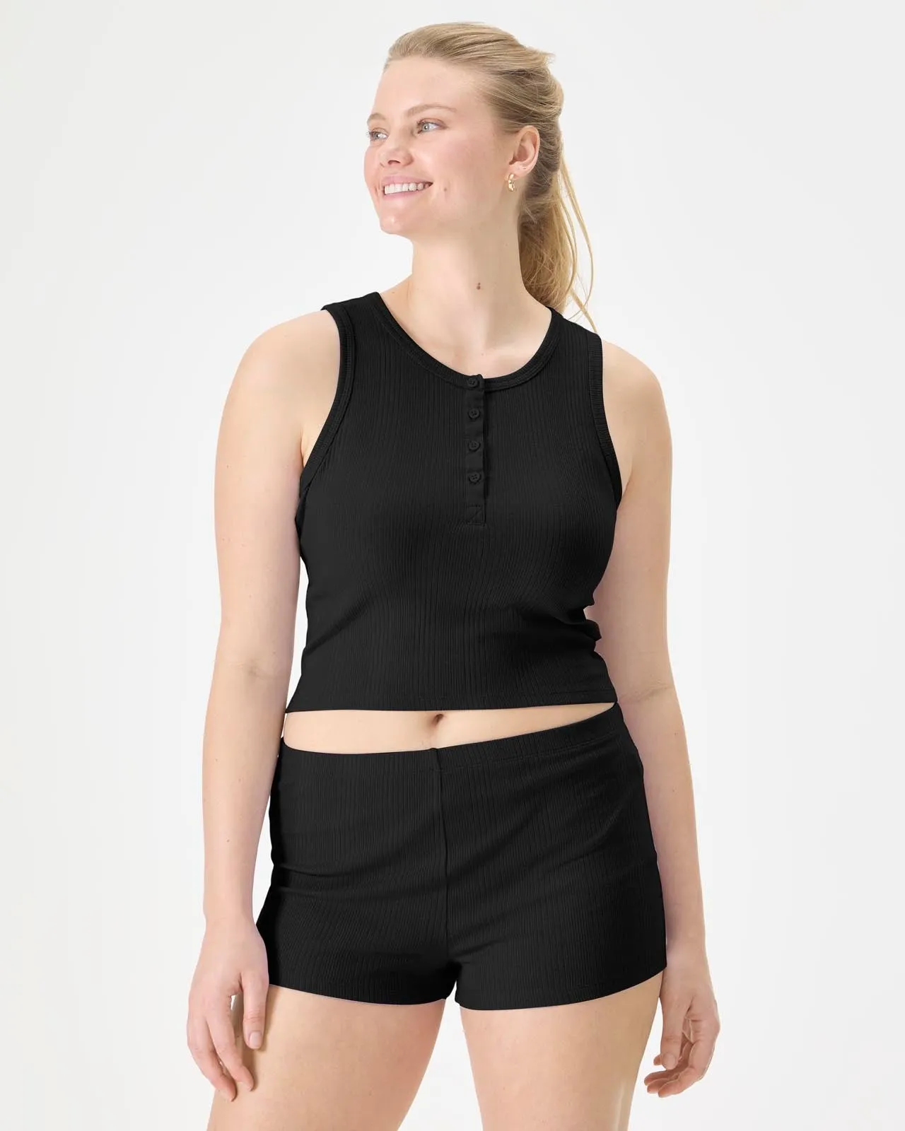 Rib Refresh Henley Tank