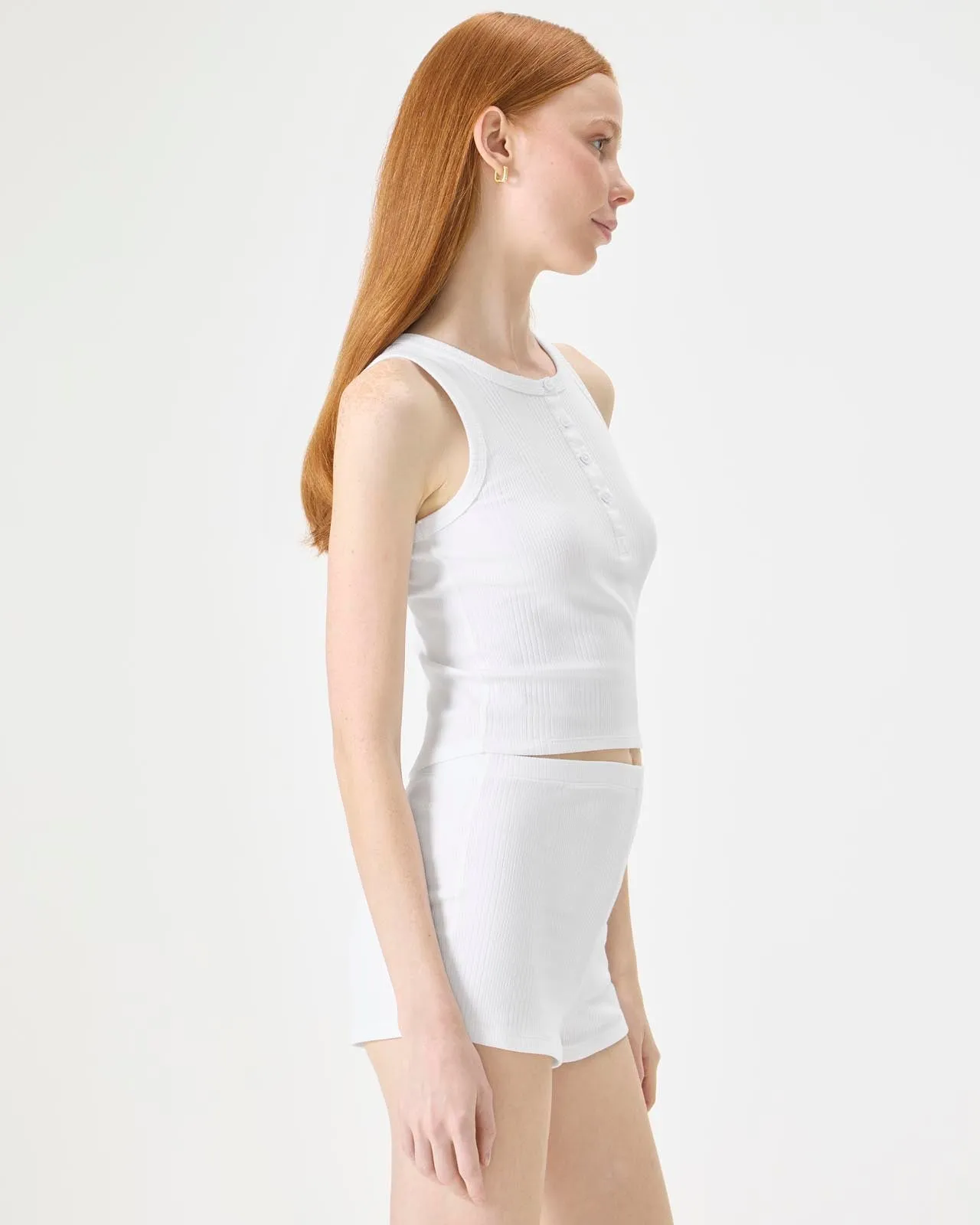 Rib Refresh Henley Tank